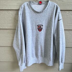 Vintage Nike Men M St. Stephen’s Academy SSTX‎ Soccer Sweatshirt Gray Pullover